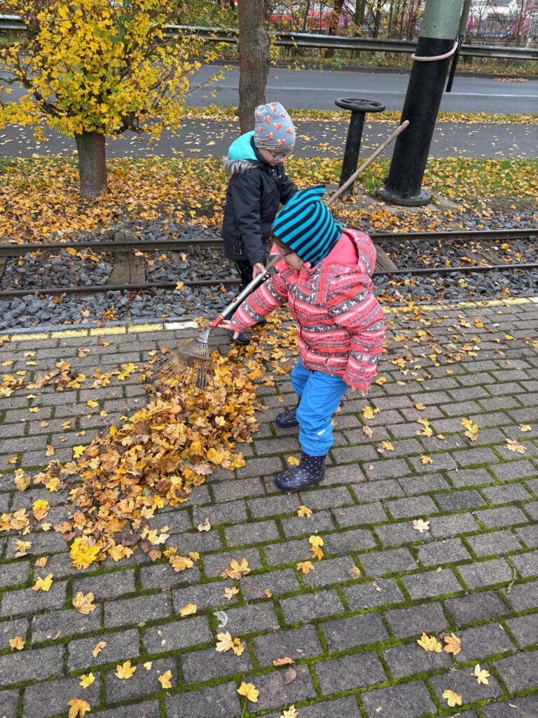 Der Herbst ist da - auch bei unserer Feldbahn